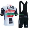 Homme Tenue Cycliste et Cuissard à Bretelles Uae Emirates 2023 N002